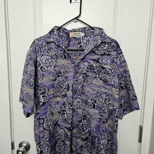 Men's Paradise Island large pineapple shirt.